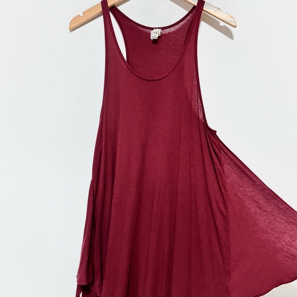 Aritzia We The Free Red Bohemian Tie Front Summer Dress Size XS - Picture 8 of 8